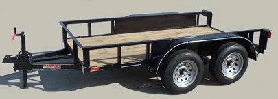 Tandem Axle, Light Frame Trailer